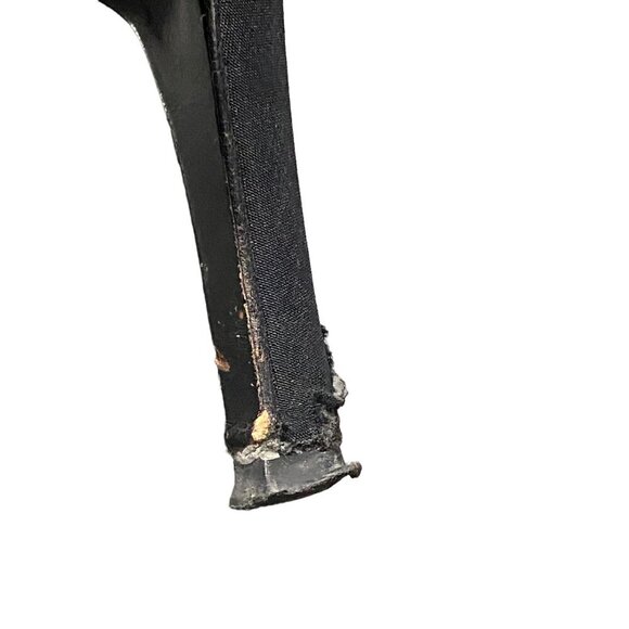 YVES SAINT LAURENT Women Pumps Size 7 Black D'orsay Pointy Toe Heels Career Work - Picture 11 of 16